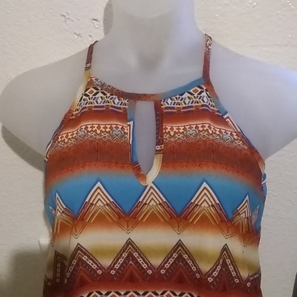 🍁A'gaci Multicolor Blouse Size L - Picture 2 of 7